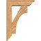 Ekena Millwork Westlake Traditional Smooth Bracket w/ Offset Brace, Western Red Cedar, 5 1/2"W x 18"D x 26"H BKT0604X18X26WTL01SWR - alternate 3